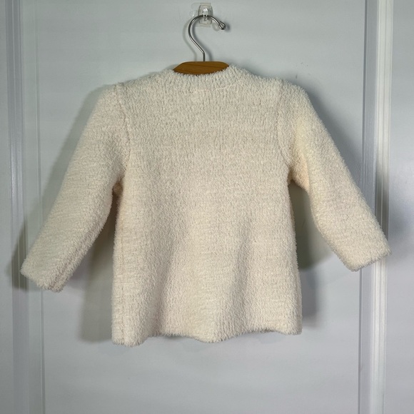 Hanna Andersson Marshmallow Cardigan in Ecru size 2T - Picture 4 of 4